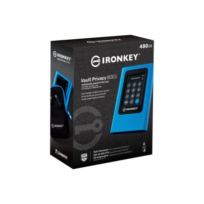 DISCO EXTERNO 2.5'' 480GB SSD USB-C IRONKEY AZUL - Image 2