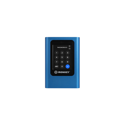 DISCO EXTERNO 2.5'' 480GB SSD USB-C IRONKEY AZUL